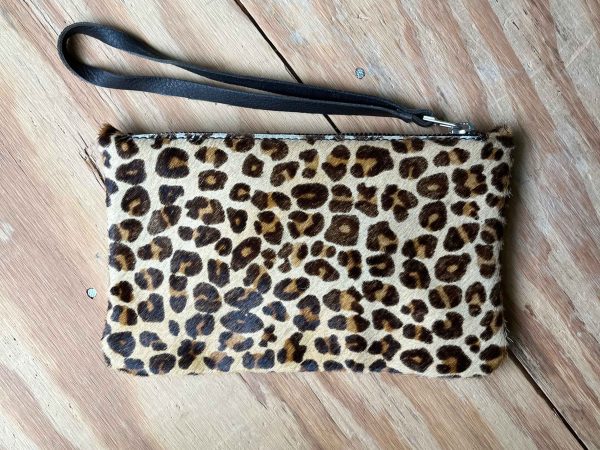 Koeienhuid clutch luipaard - 68