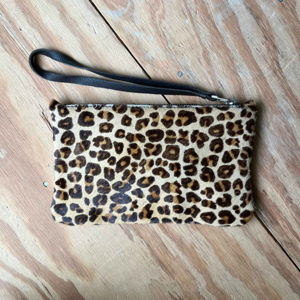 Koeienhuid clutch luipaard - 68