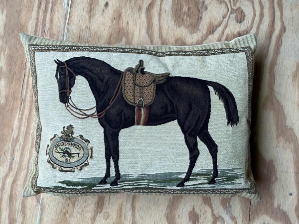 Sierkussen gobelin paard - 84