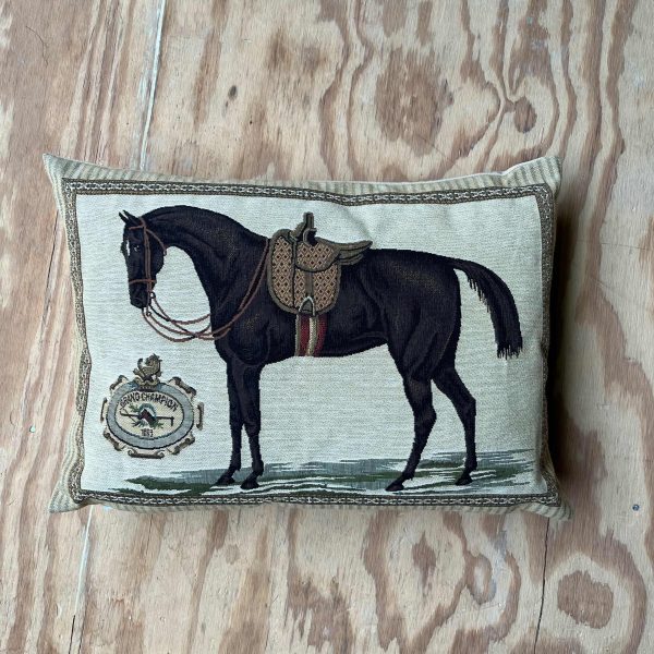 Sierkussen gobelin paard - 84