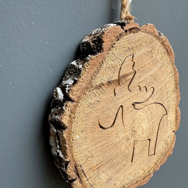 Houten hanger hertje - Afbeelding 3