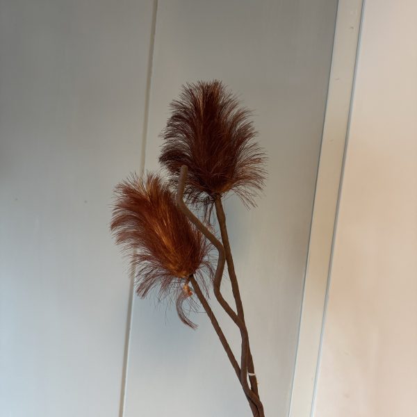 Kunstbloem oranje/rood