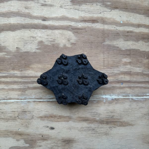 Oude Indische stempel zeshoek